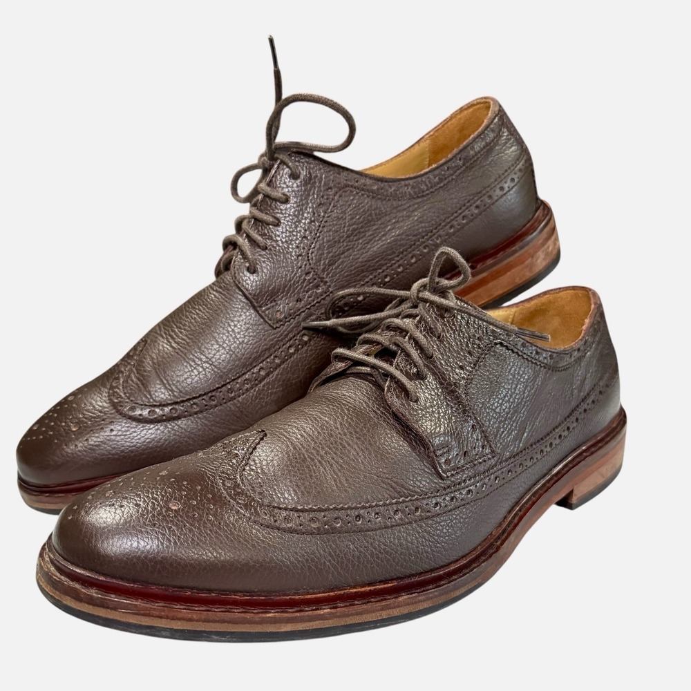 Cole Haan Williams Wingtip II - Size 13 M - Oxford Brown Pebble Leather C13596